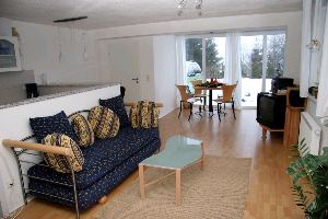 Wohnbereich der Ferienwohnung